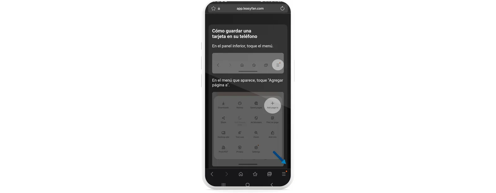 Chrome / botón Instalar