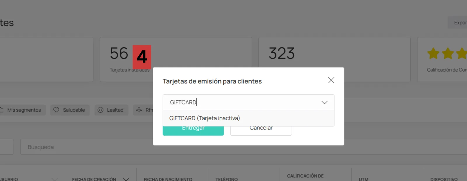 Como emitir gift cards a clientes 3