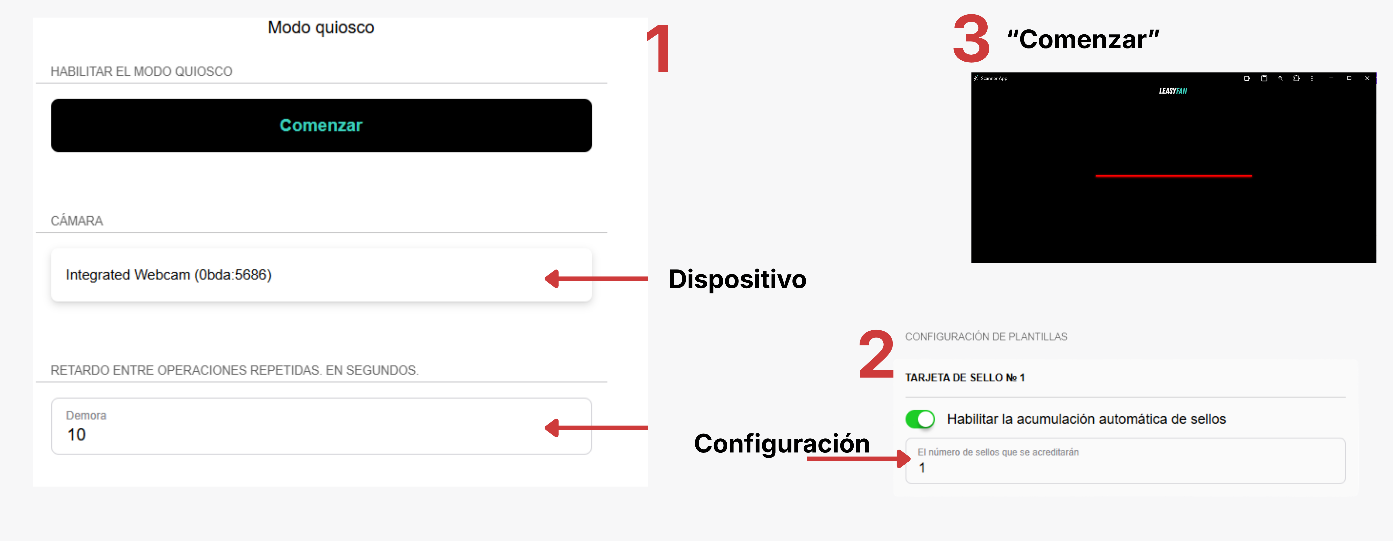 Configuración del Modo Kiosko