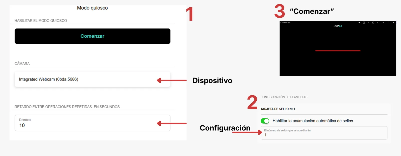 Configuración del Modo Kiosko