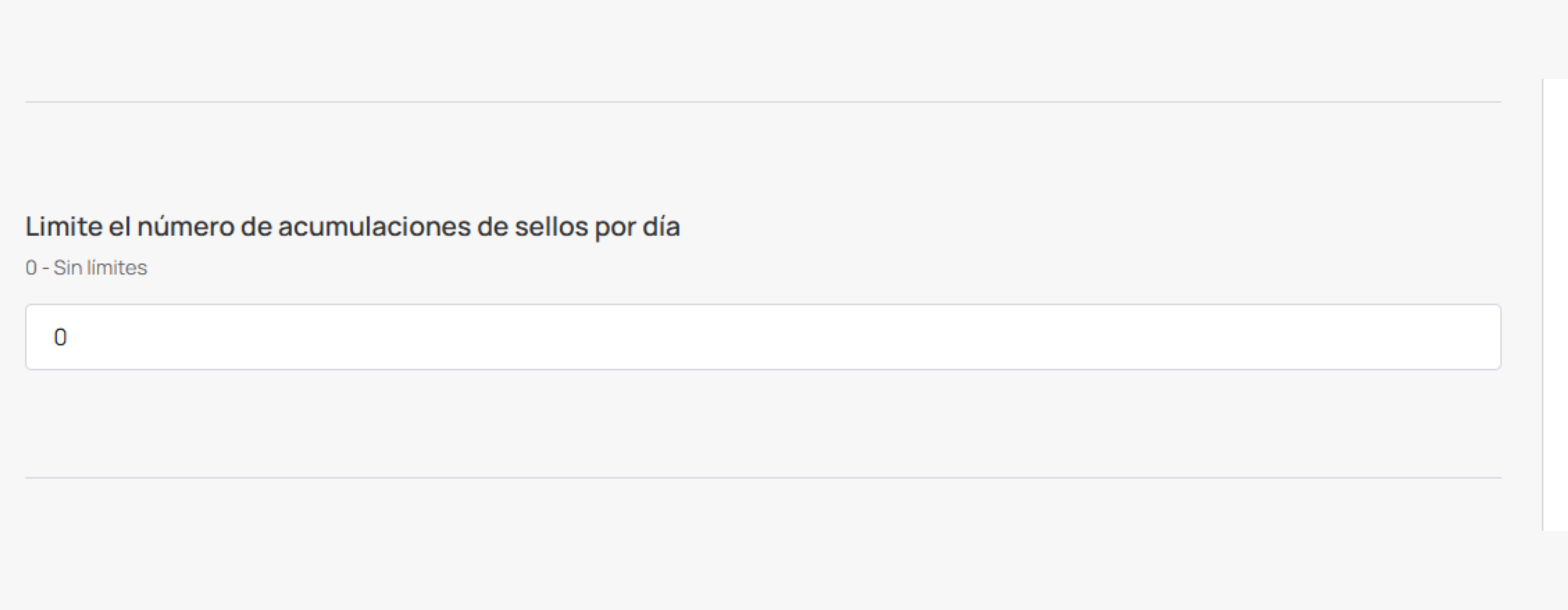 Checkbox de restricción de check-in diario