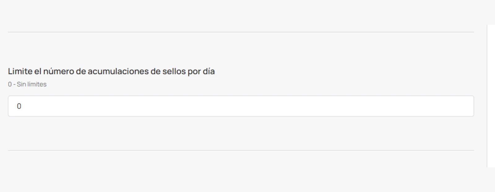 Checkbox de restricción de check-in diario