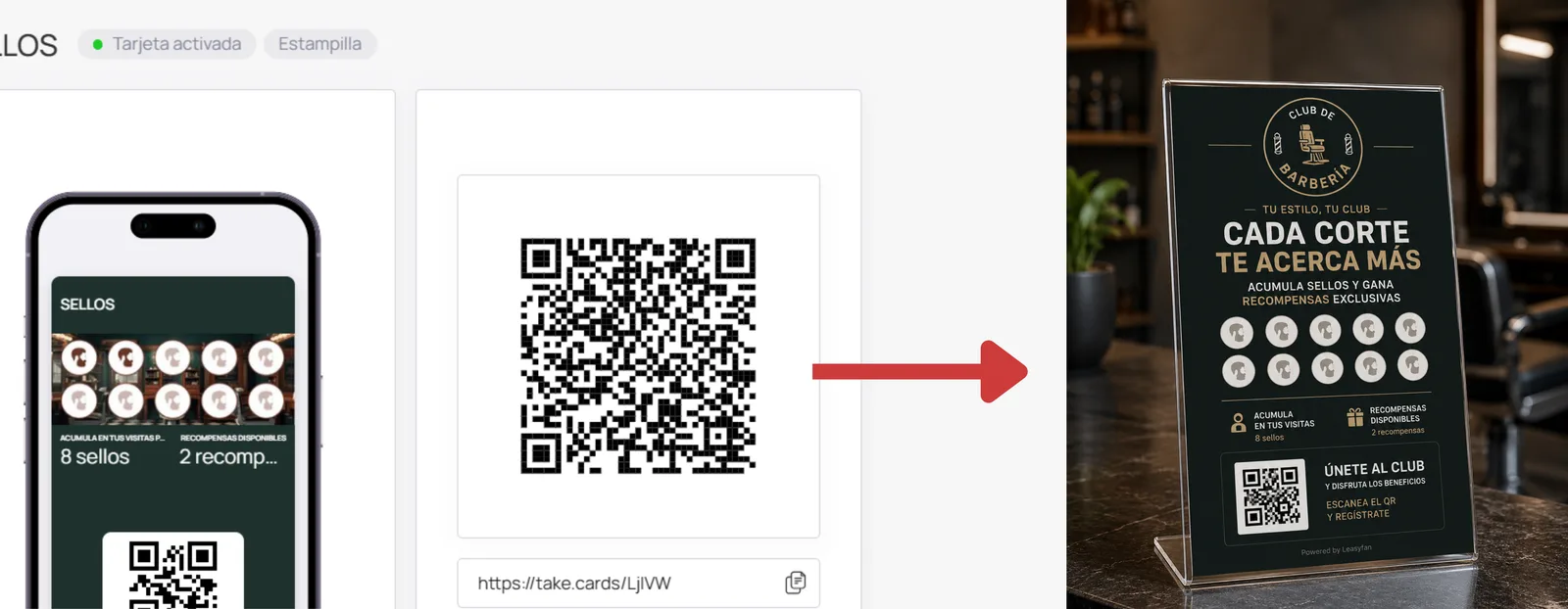 PDF con código QR / vista previa e impresión