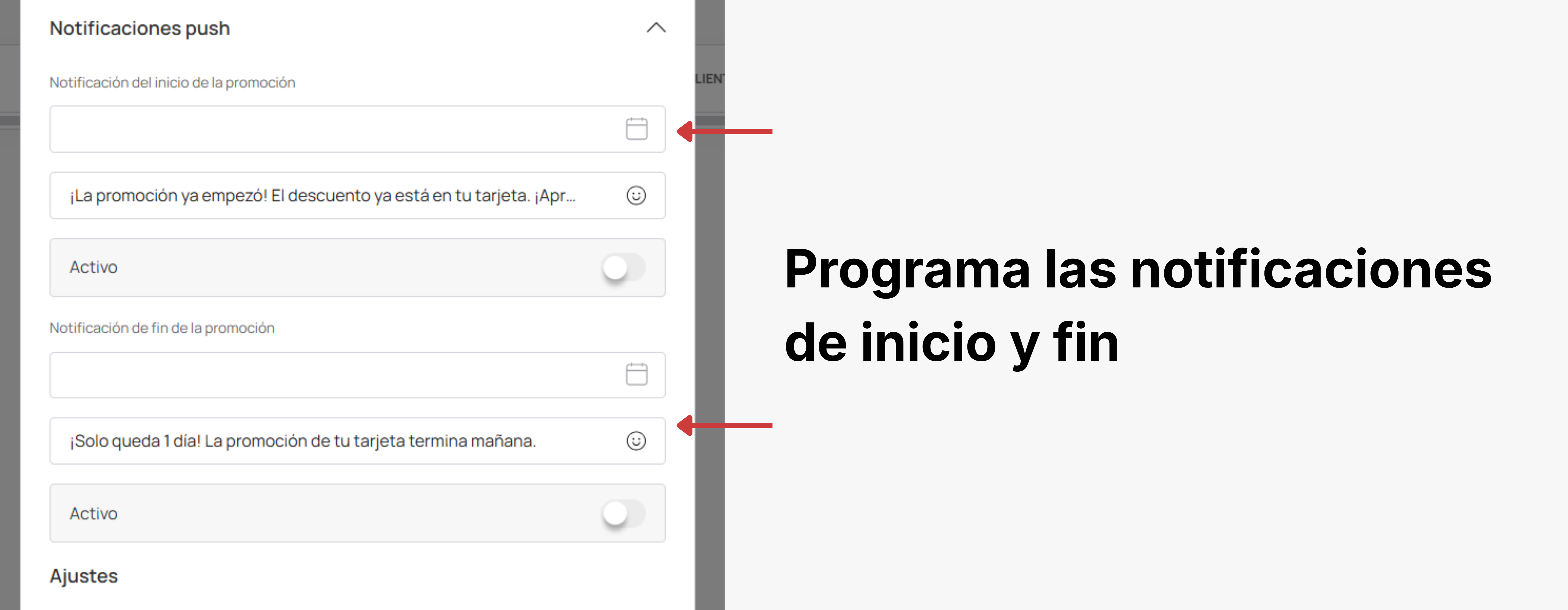 Creación de promoción paso a paso 2