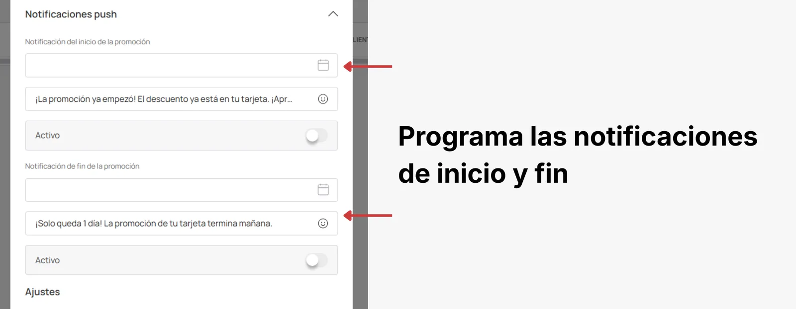 Creación de promoción paso a paso 2