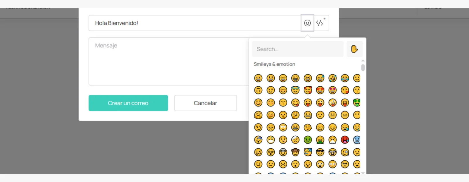 Placeholders y emoticones