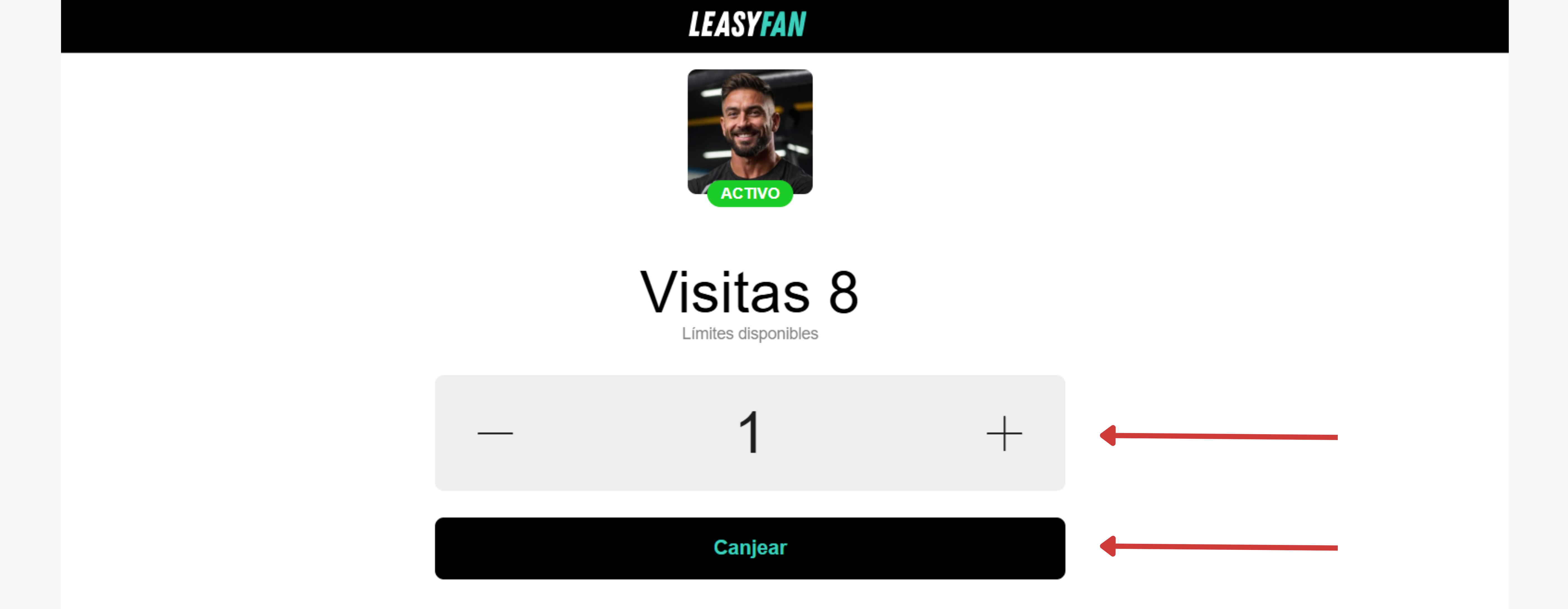 Scanner / Membresía / Visitas
