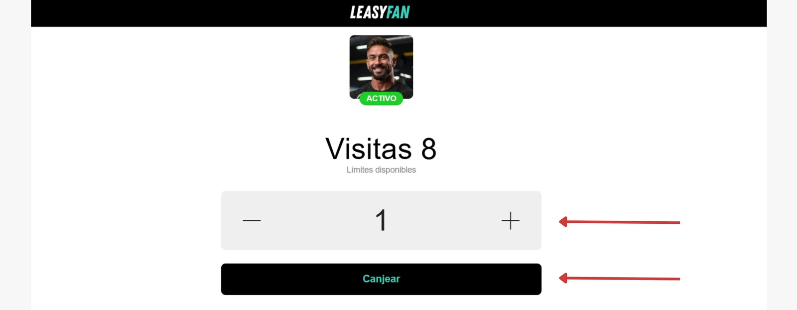 Scanner / Membresía / Visitas