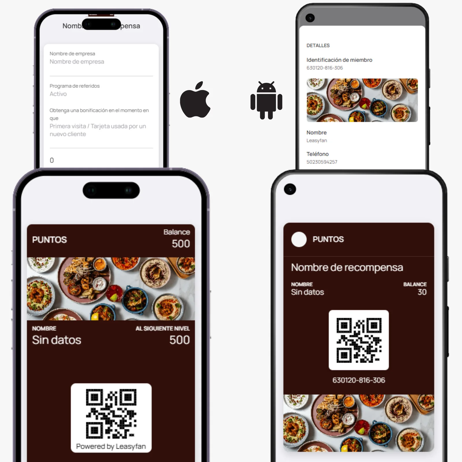 Tarjeta de Puntos / iPhone y Android