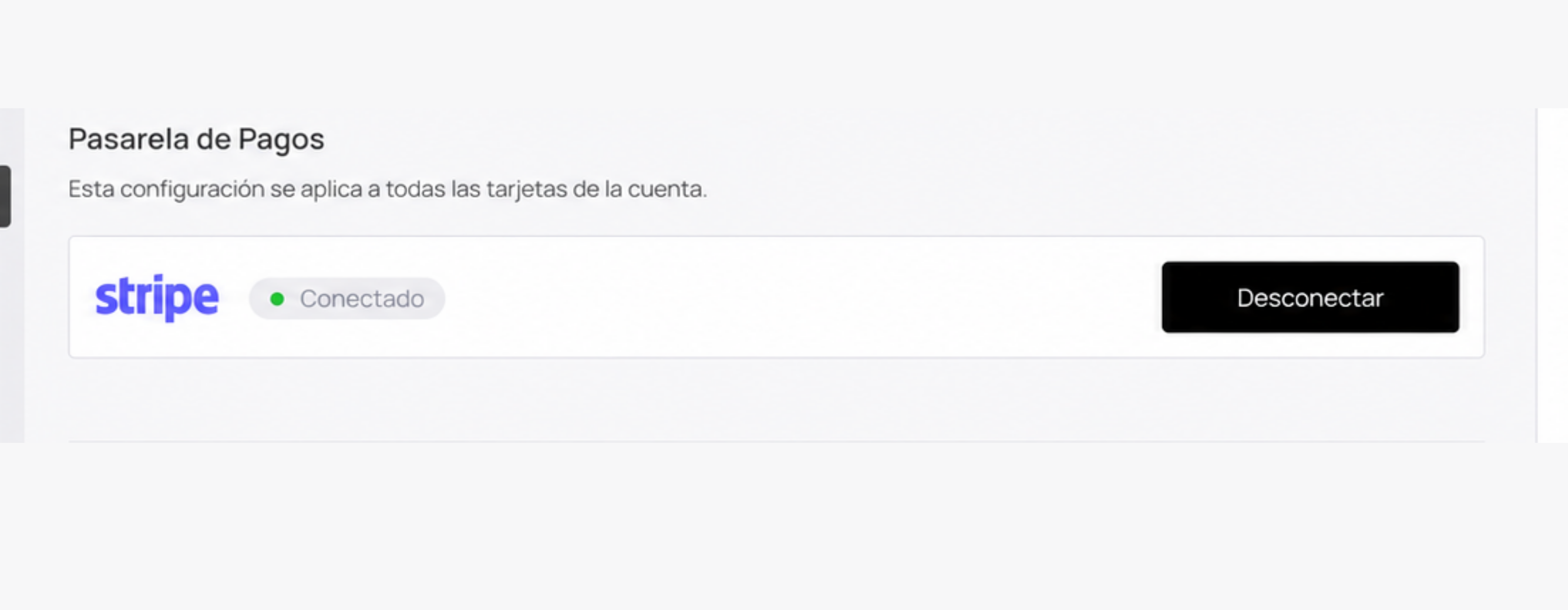 Venta con pagos en línea Gift Card